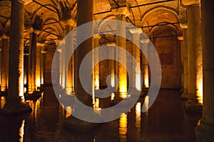 Underground Cistern, Travel to Istanbul, Turkey