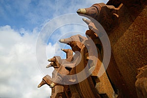 Underground coal mining machine on display