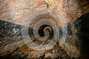 Underground corridor of Stachelberg artillery fortress