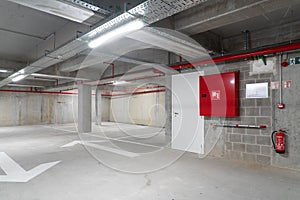 An Underground garage