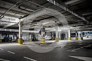 Underground illuminated parking