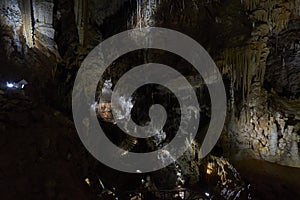 Underground labyrinths of the grotto Clamouse