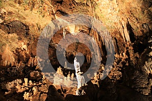 Underground Luray caverns formations