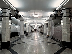 Underground metro station