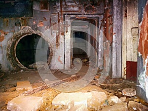 Underground military bunker from second world war