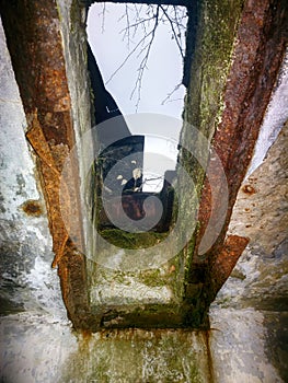 Underground military bunker from second world war