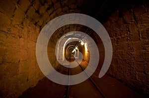 Underground mine passage