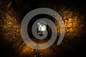 Underground mine passage