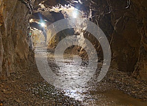 Underground Mine Tunnel