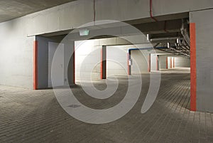 The underground parking