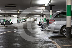 Underground parking garage