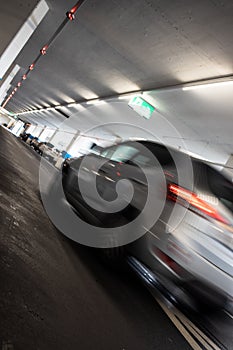 Underground parking garage