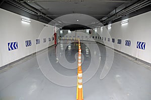 Underground parking garage