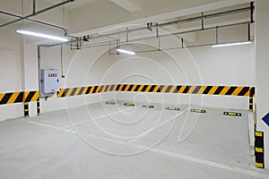 Underground parking garage