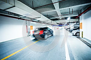 Underground parking garage