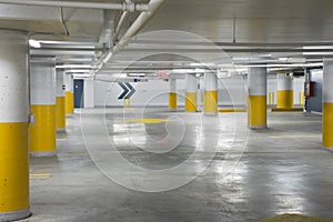 Underground parking garage