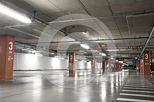 Underground parking lot