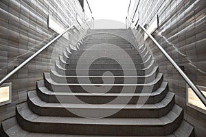 From underground passage