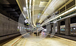 Underground railway station of Malmo