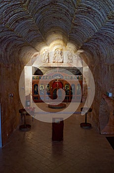 Underground Serbian Orthodox Church in Coober Pedy