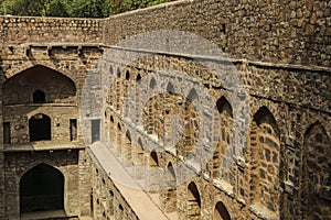 Underground step-well Ugrasen ki Baoli, New Delhi, India