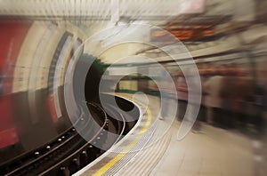 Underground subway station