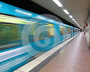 Underground - subway train