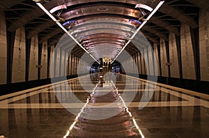 Underground train station