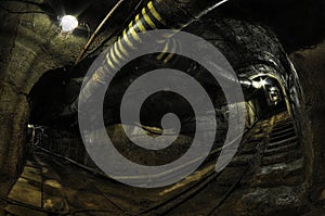 Underground training Coal Mine in Dabrowa Gornicza, Poland