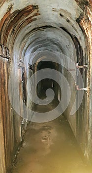 Underground Tunnel at the Beehive Casements Georges Head Sydney Harbour