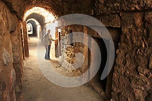 Underground tunnel, Tughlaqabad Fort, New Delhi
