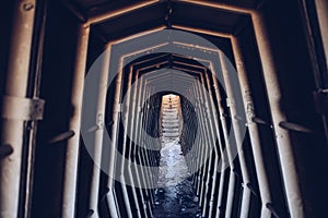 Underground vault entrance