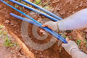 Underground water pipes need protection from temperature fluctuations.