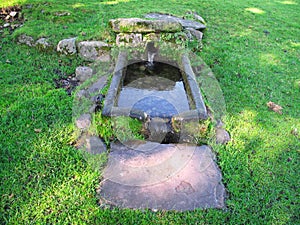 Underground water spring