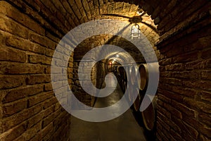 Underground Wine Cave at Castello di Amorosa