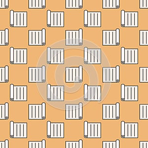 Underlayment for House Roof vector colored seamless pattern