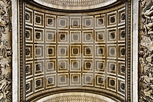 Underneath the Arc de Triomphe