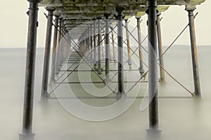 Underneath Saltburn Pier