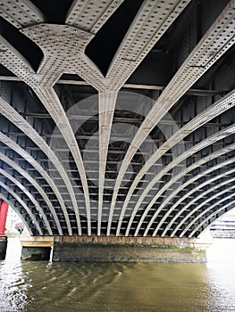 Underneath waterloo bridge