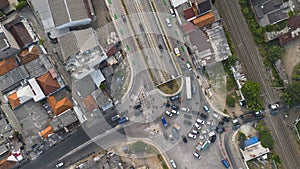 Underpass Bulak Kapal Bekasi with Traffic Jam photo