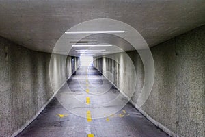 Underpass in europe nobody