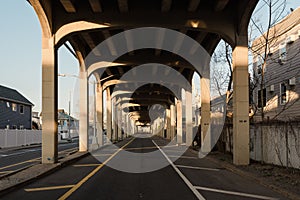 An underpass in the Rockaways, Queens, New York City