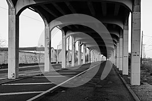 An underpass in the Rockaways, Queens, New York City