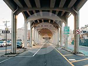 An underpass in the Rockaways, Queens, New York City photo