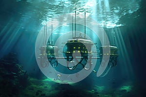 undersea energy station harnessing ocean currents