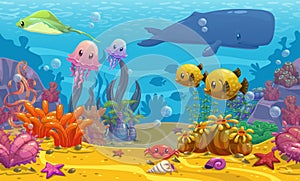 Undersea landscape photo