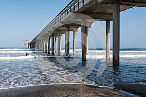 Underside of Concrete Pier at La Jolla Shores