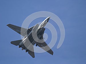 Underside of F-14 tomcat photo