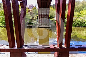 Underside of Iron Bridge at Ironbridge