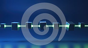 Understanding blockchain technology a visual representation of secure data transfer network